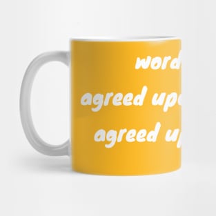 imaginary words Mug